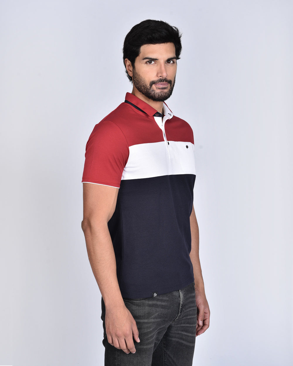 Polo Cuello Camisa Rojo Stealth Peru