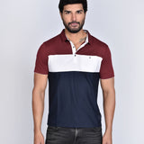 Polo Cuello Camisa Caoba