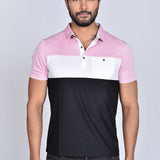 Polo Cuello Camisa Rosado