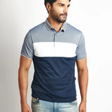Pack 3 Polos Cuello Camisa Vino, Azul y Negro