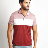 Pack 3 Polos Cuello Camisa Vino, Azul y Negro