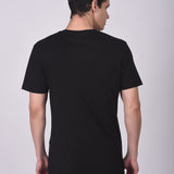 T-shirt Cuello Redondo Poket Negro