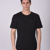 T-shirt Cuello Redondo Poket Negro