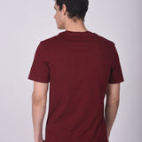 T-shirt Cuello Redondo Poket Vino