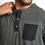 Polo Cuello Henley Charcoal