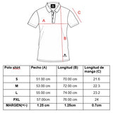 Polo Cuello Camisa Rectilineo Ziper Texturizado Negro