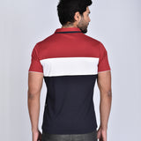 Polo Cuello Camisa Rojo