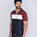 Polo Cuello Camisa Caoba