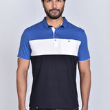 Polo Cuello Camisa Azulino