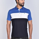 Polo Cuello Camisa Azulino