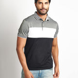 Polo Cuello Camisa Negro