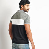 Polo Cuello Camisa Negro
