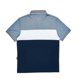 Polo Cuello Camisa Azul