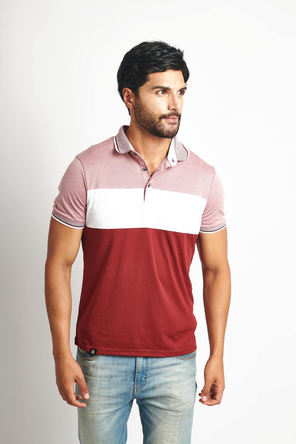 Polo Cuello Camisa Vino Stealth Peru