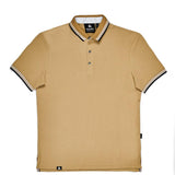 Polo Cuello Camisa Beige