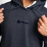 Polera Con Capucha Azul