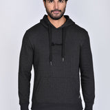 Polera Con Capucha Charcoal