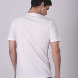 T-shirt Cuello Redondo Poket Blanco
