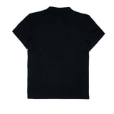 Polo Cuello Henley Negro