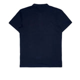 Polo Cuello Henley Azul