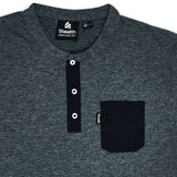 Polo Cuello Henley Charcoal