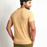 Polo Cuello Henley Camel