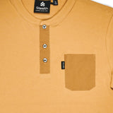 Polo Cuello Henley Camel