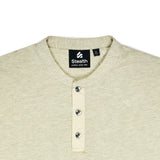 Polo Cuello Henley Manga Larga Gris