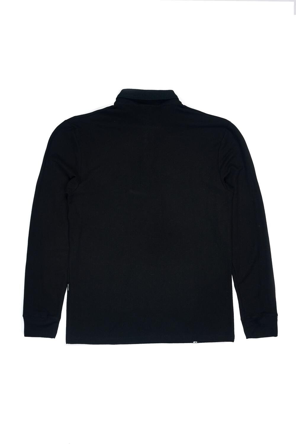 Polo Cuello Camisa Manga Larga Negro – Stealth