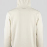 Polera Con Capucha Arena Pretina Rectilinea Jacquard